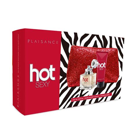 Set De Perfume Plaisance Hot Sexy Edp Ml Crema De Cuerpo Y Manos Cosmetiquero Abc