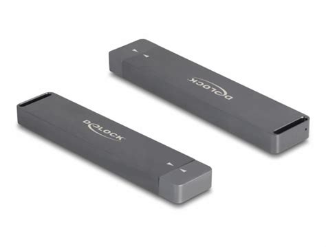 Delock External Enclosure For M 2 Nvme Pcie Ssd Or Sata Ssd With Usb 10