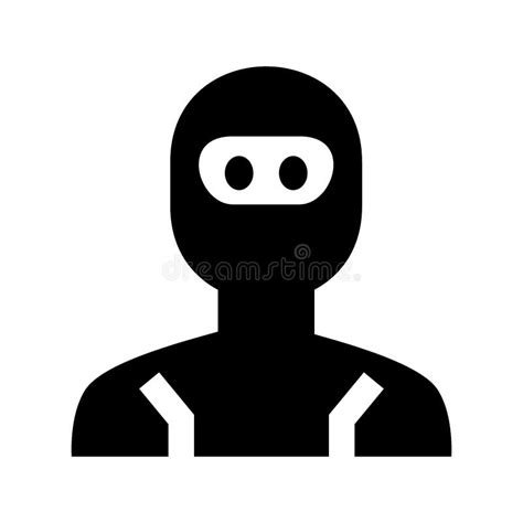 Burglar Icon Or Logo Isolated Sign Symbol Vector Illustration Stock