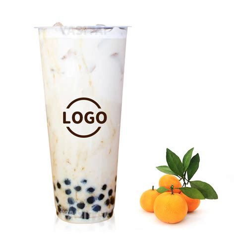 Food Grade Custom Printed Ml Ml Disposable Plastic Bubble Tea