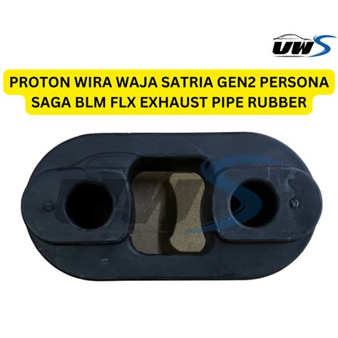 Proton Wira Waja Satria Gen Persona Saga Blm Flx Exhaust Pipe Rubber