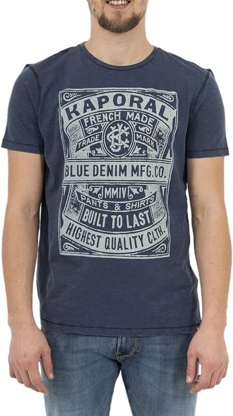 Kaporal Men S Loris T Shirt Blue Blueus Blueus S Amazon Co Uk