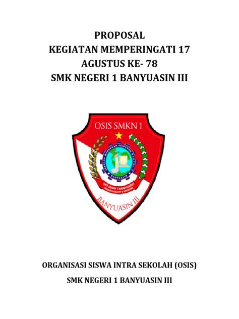 Proposal Kegiatan Hut Ri 2023 Pdf