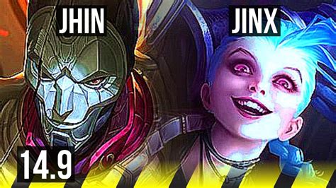 JHIN Shaco Vs JINX Ashe ADC 74 Winrate Dominating KR Master