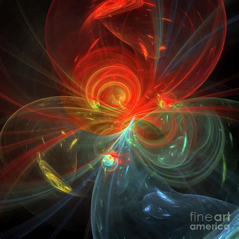 Fire And Ice Glow By Elisabeth Lucas Fire And Ice Fractal Art Fractals