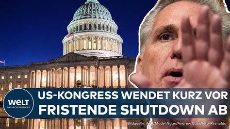 HAUSHALTSSTREIT Shutdown Abgewendet US Kongress Einigt Sich Auf