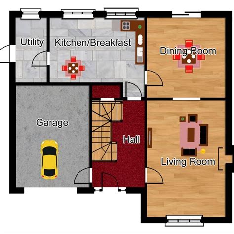 151 Sq M 4 Bedrooms Living Room 3 70 X 5 50m Dining Room 3 70 X 3