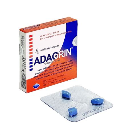 Thuốc Adagrin 50mg Sildenafil