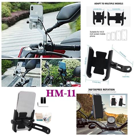 Jual Phone Holder Hp Motor Handphone Spion Stang Sepeda Stand Shopee