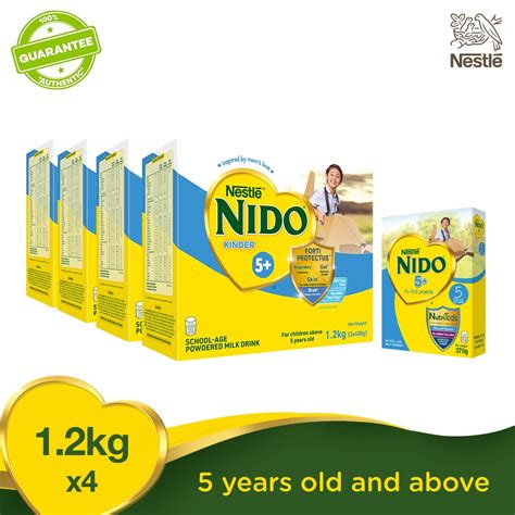 Nido® 5 Powdered Milk Drink For Children Above 5 Years Old 48kg 12