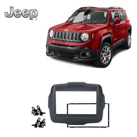 Moldura R Dio Jeep Renegade Din Original Ldv Preto No Shoptime