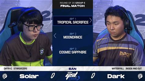 Gsl S Ro Group E Match Dark Vs Solar Youtube