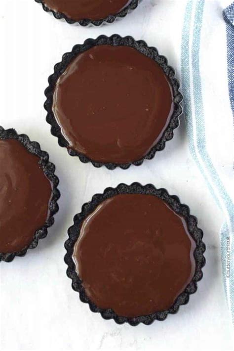 No Bake Mini Chocolate Tarts Butter Your Biscuit