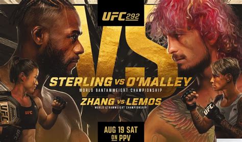 Ufc 292 Sterling Vs Omalley Live Results And Highlights