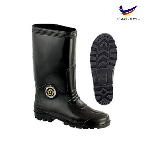 Korakoh Rubber Boot Rubber Shoe Rain Boot High Black Made In