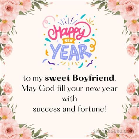 New Year Wishes For Boyfriend – Happy New Year Love 2024 - Shayar Guru