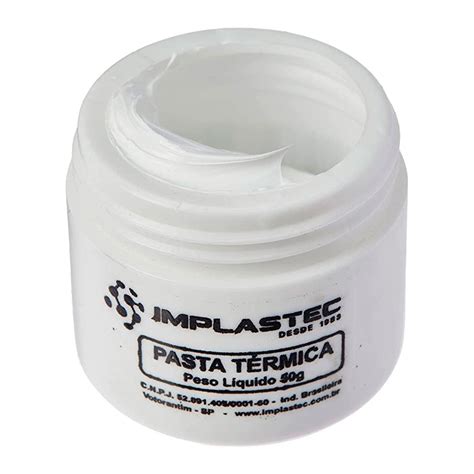 Pasta T Rmica De Silicone Branca Implastec Pote G