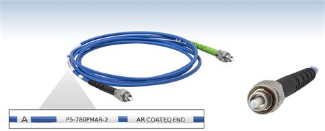 Ar Coated Polarization Maintaining Fiber Optic Patch Cables