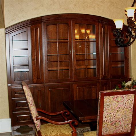 Custom Cherry Dining Room China Cabinet By Carolina Wood Designs