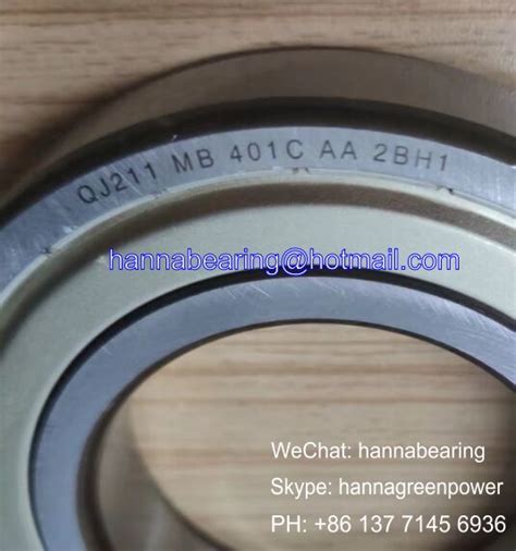 QJ211MB Auto Bearing / Deep Groove Ball Bearings 55*100*21mm, QJ211MB ...