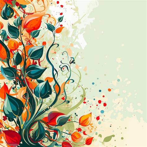 Premium Vector Abstract Flowers Vector