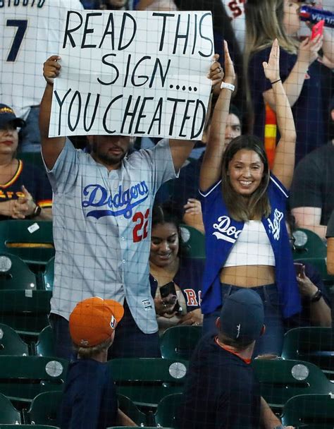 Dodgers Fans Jeer Houston Astros For Cheating Scandal