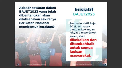 Manifesto Perikatan Nasional Tawaran PN BEST PRU15