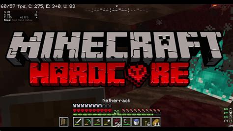 Minecraft Hardcore Let S Play Ep Getting Out Of The Nether No