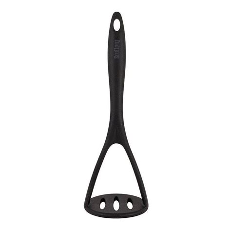 Scullery Kolori Potato Masher Black Big W