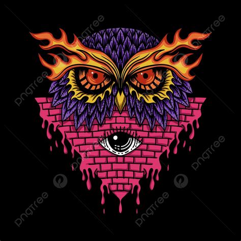 Owl Head Stickers Vector Illustration Owl Clipart Head Clipart Sign Png And Vector With