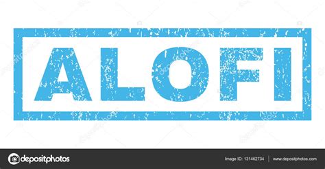 Alofi Rubber Stamp Stock Vector Image By Anastasyastocks Gmail