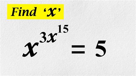 A Nice Type Of Exponential Equation You Should Know This Method