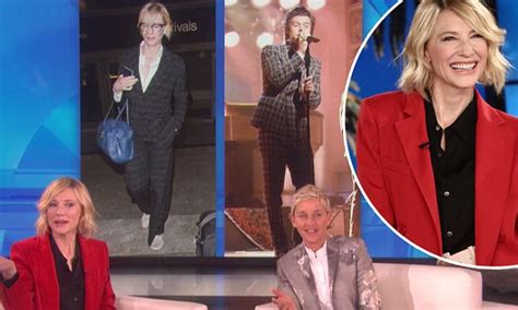 Cate Blanchett Wants To See Harry Styles Naked Daily Mail Online