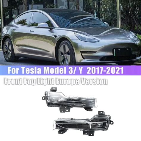 Luz Antiniebla Delantera Para Coche Tesla Modelo 3 Y L Mpara De