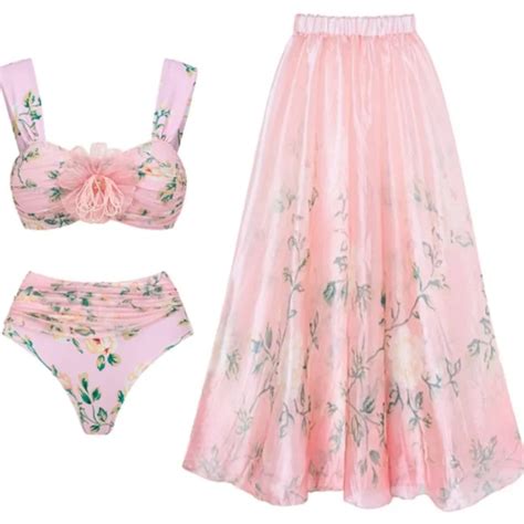 Vintage Women Swimwear One Piece Swimsuit Luxury Bikini Backless Beach Dress Designer Bathing