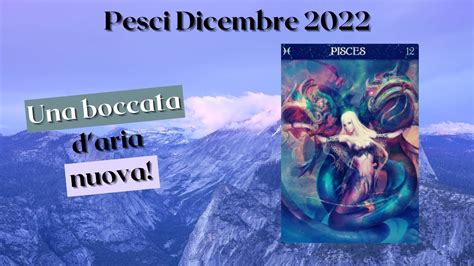 Pesci Dicembre Una Boccata D Aria Nuova Youtube