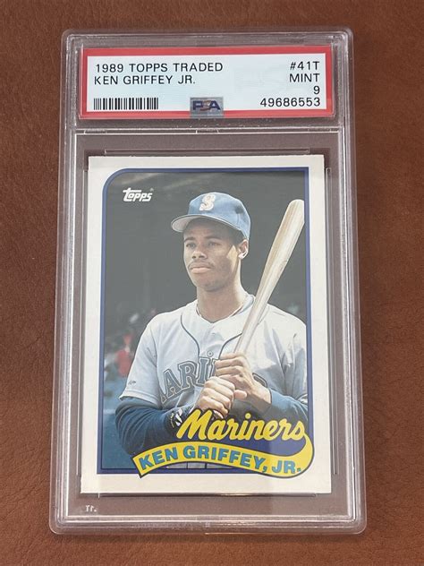 Topps Traded Ken Griffey Jr Junior T Rookie Card Psa Seattle