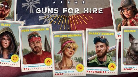 Far Cry 5 Guns For Hire The Best Recruits And How To Hire Them