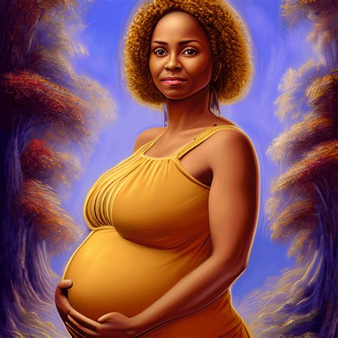 African American Pregnant Women K Graphic Creative Fabrica