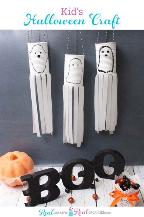 Upcycle Cans into Ghosts - Halloween Crafts