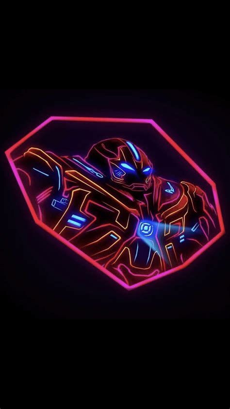 Neon Avengers Wallpapers Wallpaper Cave