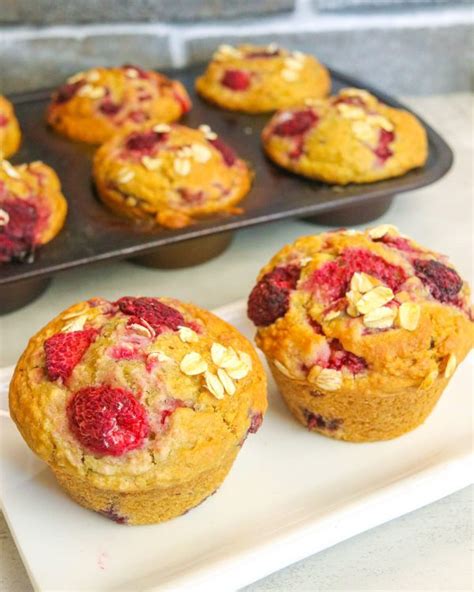 Vegan Raspberry Muffins Cheap Lazy Vegan