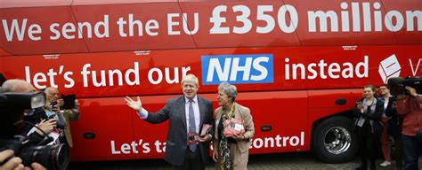 The Boris Johnson Brexit Bus Lie Of M Conversion Uplift