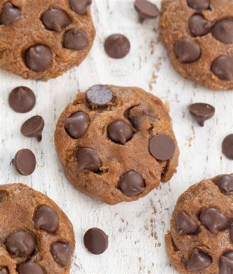 3 Ingredient No Bake Keto Chocolate Chip Cookies Kirbies Cravings