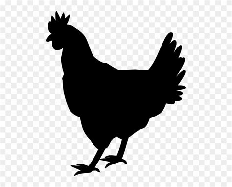 Chicken Silhouette Clip Art