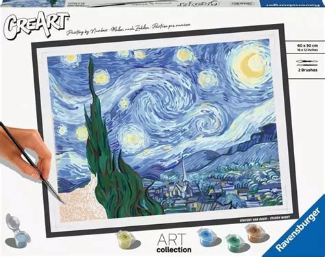 Ravensburger Malen Nach Zahlen Creart Collection Starry Night Van