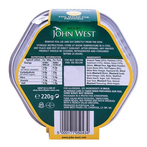 Order John West French Style Tuna Salad Lunch On The Go G Online At