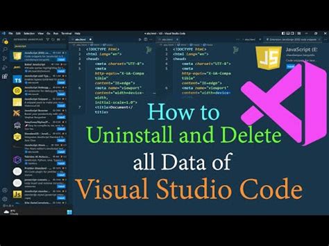 How To Completely Uninstall Visual Studio Code And Delete Data Of