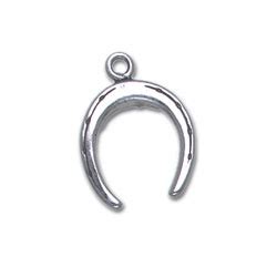 Sterling Silver Lucky Horseshoe Charm | Charm Factory | Sterling Silver ...