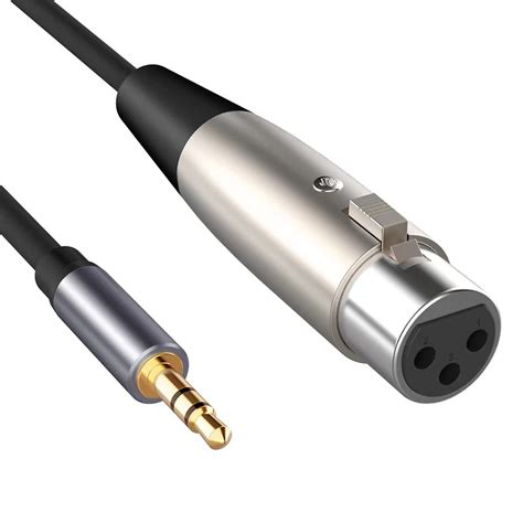 Mm To Xlr Cable Tunghey Mm Male To Xlr Female Microphone Cable